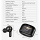 T22 TWS Wireless Headset Bluetooth Touch Control Double Moving Coil Four Speakers Headset Black