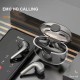 T39 Tws Wireless Bluetooth-compatible Earphones Calling Voice Control Dual-frequency Semi-in-ear True Tws Headset black