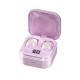 TG01 02 Mini Bluetooth-compatible 5.1 Wireless Headset Digital Display Tws Stereo In-ear Touch-control Earphone TG01mini pink