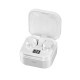 TG01 02 Mini Bluetooth-compatible 5.1 Wireless Headset Digital Display Tws Stereo In-ear Touch-control Earphone TG02mini white