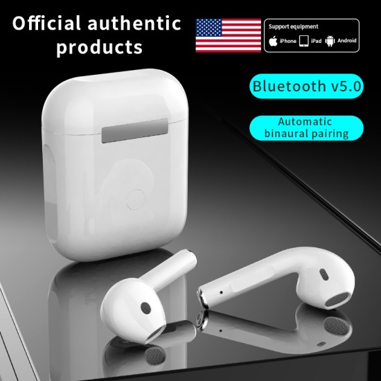 TG11 Bluetooth Headphones Wireless Sports Bluetooth 5.0 Stereo In-ear Earbuds white