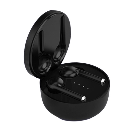 TW40 Wireless Earbuds Bluetooth V5.0 Stereo Earphones Sport Built-in Mic Tws Headsets for IPhone black