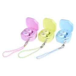 TWS-A8 Mini 5.0 Waterproof 3D Stereo Wireless Bluetooth Earphone for Sports Pink