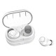 TWS Bluetooth 5.0 Headset Wireless Handsfree Earphones for Sport Driving Stereo Music Mini Earbuds with Charging Box white