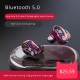 TWS Bluetooth 5.0 Touch Headphone Wireless Stereo Bluetooth Headset Deep Bass Headset IPX7 Waterproof black