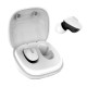 TWS Bluetooth 5.0 Wireless Headset HI-FI Stereo Mini Sports Earphone With Microphone Charging Box white