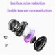 TWS Bluetooth 5.0 Wireless Headsets Waterproof Sports Stereo Earphones black