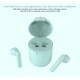 TWS Bluetooth Earphone 5.0 Running Stereo Cartoon Headset with Data Line blue