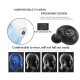 TWS Earphone Dual Microphone Deep Waterproof IPX7 Wireless Headphone Touch Control Ear Black