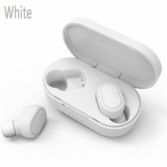 TWS M2 Wireless Bluetooth Headsets Portable Earbuds with Mic for iPhone Xiaomi Huawei Samsung Cellphone blue