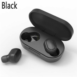 TWS M2 Wireless Bluetooth Headsets Portable Earbuds with Mic for iPhone Xiaomi Huawei Samsung Cellphone black