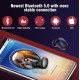 TWS T8 Bluetooth 5.0 True Wireless Earphones In-Ear Earbuds Deep Bass Stereo IPX6 Waterproof Sports Headset black