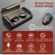 TWS T8 Bluetooth 5.0 True Wireless Earphones In-Ear Earbuds Deep Bass Stereo IPX6 Waterproof Sports Headset black