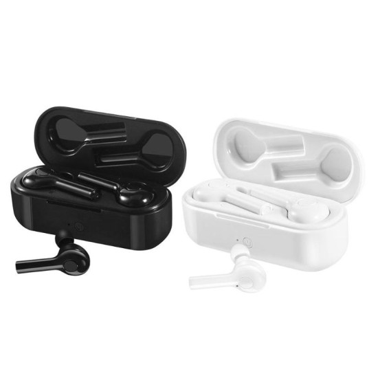 TWS TW08 Bluetooth 5.0 Earphone Wireless Headphones Clear Bass mic Eaburds for Phone - Black