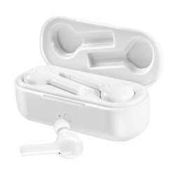 TWS TW08 Bluetooth 5.0 Earphone Wireless Headphones Clear Bass mic Eaburds for Phone - White