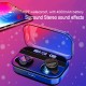 TWS Wireless Earphone Bluetooth 5.0 Earphones Power Display Touch Control Sport Stereo Cordless Earb white