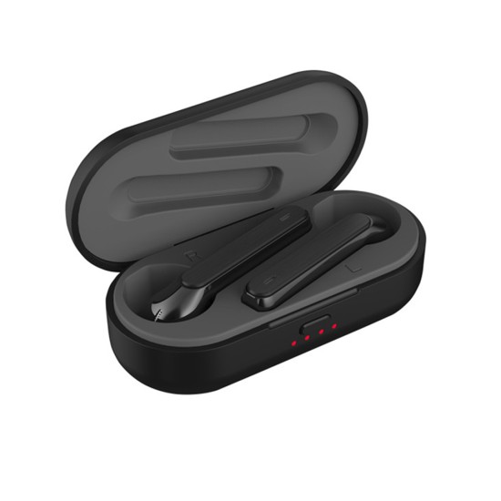 TWS Wireless Earphone Bluetooth5.0 Waterproof In-ear Sports Headphone HD Sound Smart Noise Reduction Mini Headset red