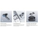 True Wireless Earbuds Bluetooth 5.0 In-Ear TWS Earphones Auto-Pair Wireless Headsets Sports Headphone black