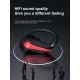 Tws Bluetooth Headphones with Mic Sports Ear Hook Led Display Wireless Hifi Stereo Earbuds Waterproof Dark Blue