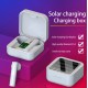 Tws Earphone Air6  Plus Noise  Cancelling Wireless Bluetooth  5.0 Solar  Charging Mini Earbuds Earphones Headset AIR6 plus solar