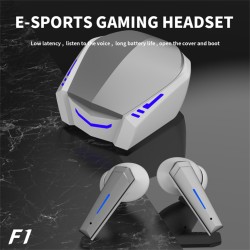 Tws Gaming Bluetooth-compatible  Earphones Low Latency High-fidelity Sound Quality In-ear Wireless Long Battery Life Headsets black