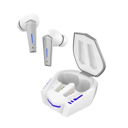 Tws Gaming Bluetooth-compatible  Earphones Low Latency High-fidelity Sound Quality In-ear Wireless Long Battery Life Headsets White