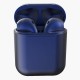 Tws Macaron I12 Wireless Headphones Bluetooth Earphone Headset Super Bass Sound Earbuds Dark blue