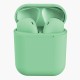 Tws Macaron I12 Wireless Headphones Bluetooth Earphone Headset Super Bass Sound Earbuds Yellow