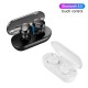 Tws Wireless  Stereo  Headphones Bluetooth-compatible 5.0 In-ear Noise Reduction Waterproof Earbuds Headset With Charging Case black