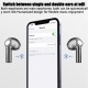 Tws Wireless Bluetooth 5.1 Headset Digital Touch-control In-ear Bass Earphone with HD Microphone Black