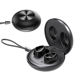 Tws Wireless Bluetooth 5.3 Headset Touch Control Noise Canceling In-ear Gaming Earphones Sky-9 Black