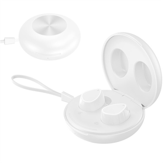 Tws Wireless Bluetooth 5.3 Headset Touch Control Noise Canceling In-ear Gaming Earphones Sky-9 White