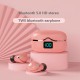 Tws Wireless Bluetooth-compatible 5.0 Headset Mini Binaural In-ear Stereo Noise Reduction Touch-control Earphones Cherry Blossom Pink