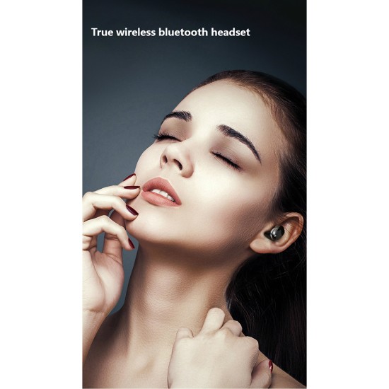 Tws Wireless Bluetooth-compatible 5.0 Headset Mini Binaural In-ear Stereo Noise Reduction Touch-control Earphones Cherry Blossom Pink