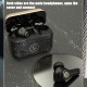 Tws Wireless Gaming Headset Bluetooth 5.0 Waterproof Sports Earbuds Ts-100 Earphone with Charging Box White