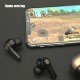 Tws Wireless Gaming Headset Bluetooth 5.0 Waterproof Sports Earbuds Ts-100 Earphone with Charging Box Black