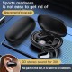 Tws-t8 Air Conduction Earphones Bluetooth Noise Cancelling Hi-fi Stereo Waterproof Sports Headset Black