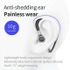 Universal Car Waterproof Earphone Long Standby Single Side Talk Bluetooth Earphone Silver