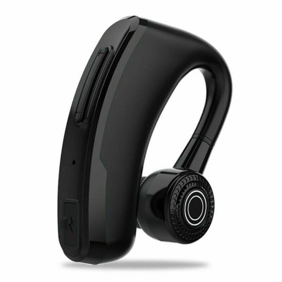 V10 Bluetooth 5.0 Business Headphone Wireless Headset Sport Earbud with Charging Box Black with Charging Box