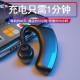 V10 Bluetooth 5.0 Business Headphone Wireless Headset Sport Earbud with Charging Box Black with Charging Box