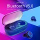 W12 TWS Wireless Earphone for IOS Android Mobile Phone Bluetooth 5.0 Multi-function Sports Headphone Touch Control Earbuds with Charging Box  Black button version