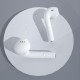 Wireless  Earphone Waterproof Bluetooth-compatible Headphone Sport Stereo Earbuds Headset With Mic White