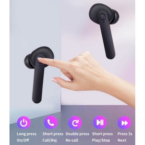 Wireless Bluetooth Earphones Bluetooth 5.0 Stereo Waterproof Mini TWS Headsets With 2000mAh Power Bank Binaural HD Call  green