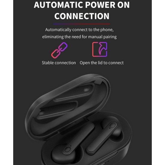 Wireless Bluetooth Earphones Bluetooth 5.0 Stereo Waterproof Mini TWS Headsets With 2000mAh Power Bank Binaural HD Call  green