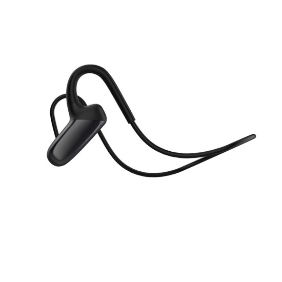 Wireless Bluetooth Earphones F808 Concept Bone Conduction Bluetooth Headset black