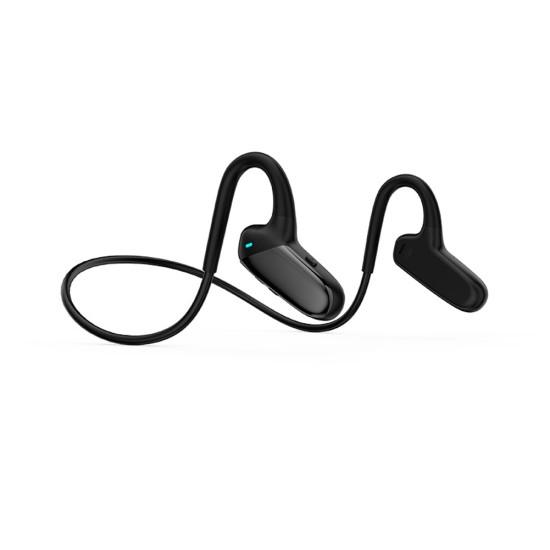 Wireless Bluetooth Earphones F808 Concept Bone Conduction Bluetooth Headset blue