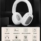 Wireless Bluetooth Foldable Headset FM Radio Stereo Music Portable Headset Black and silver