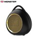 Wireless Bluetooth Speaker Stereo Soundbar Waterproof Loudspeaker with Mic Portable Speaker black gold