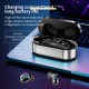 Wireless Bluetooth-compatible Earphones Noise Canceling Hd Call Portable Mini Headset with Microphone Red