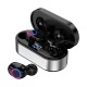 Wireless Bluetooth-compatible Earphones Noise Canceling Hd Call Portable Mini Headset with Microphone Black